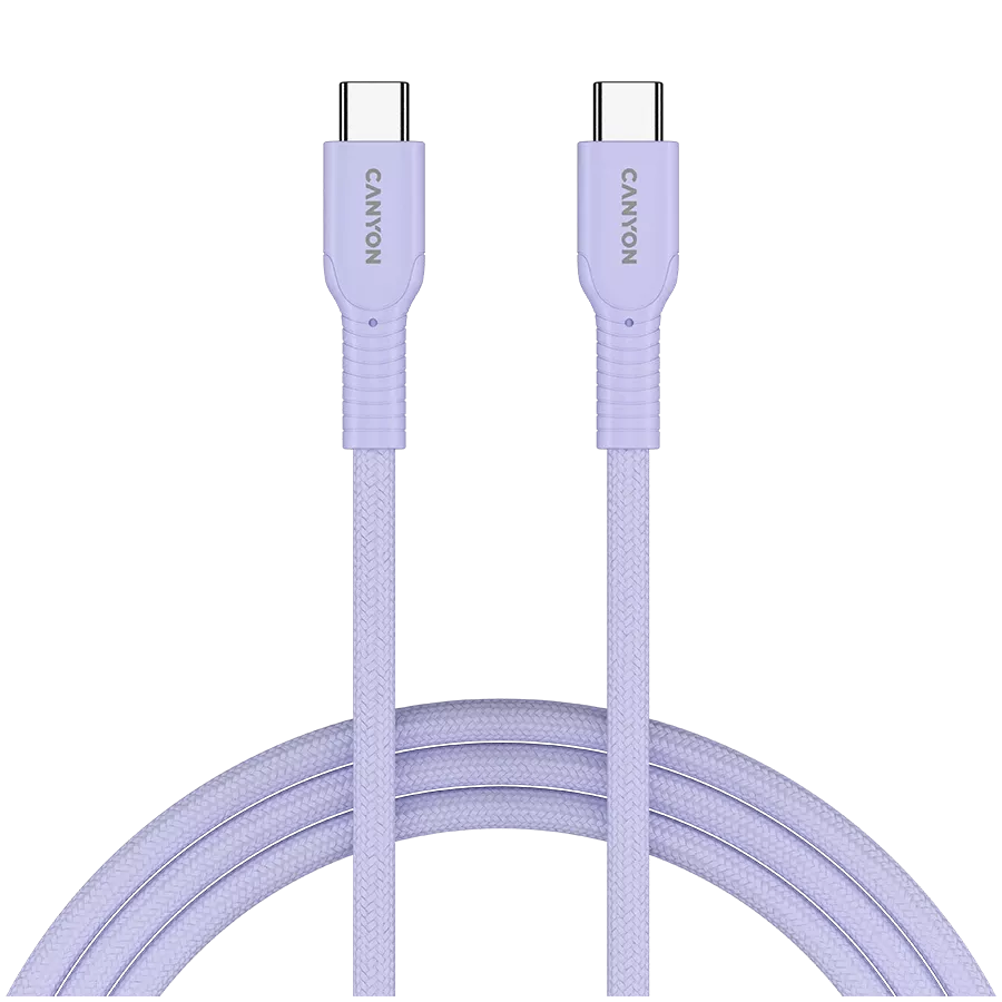 CANYON USB-C Cable, 1 m, Purple — Image №1