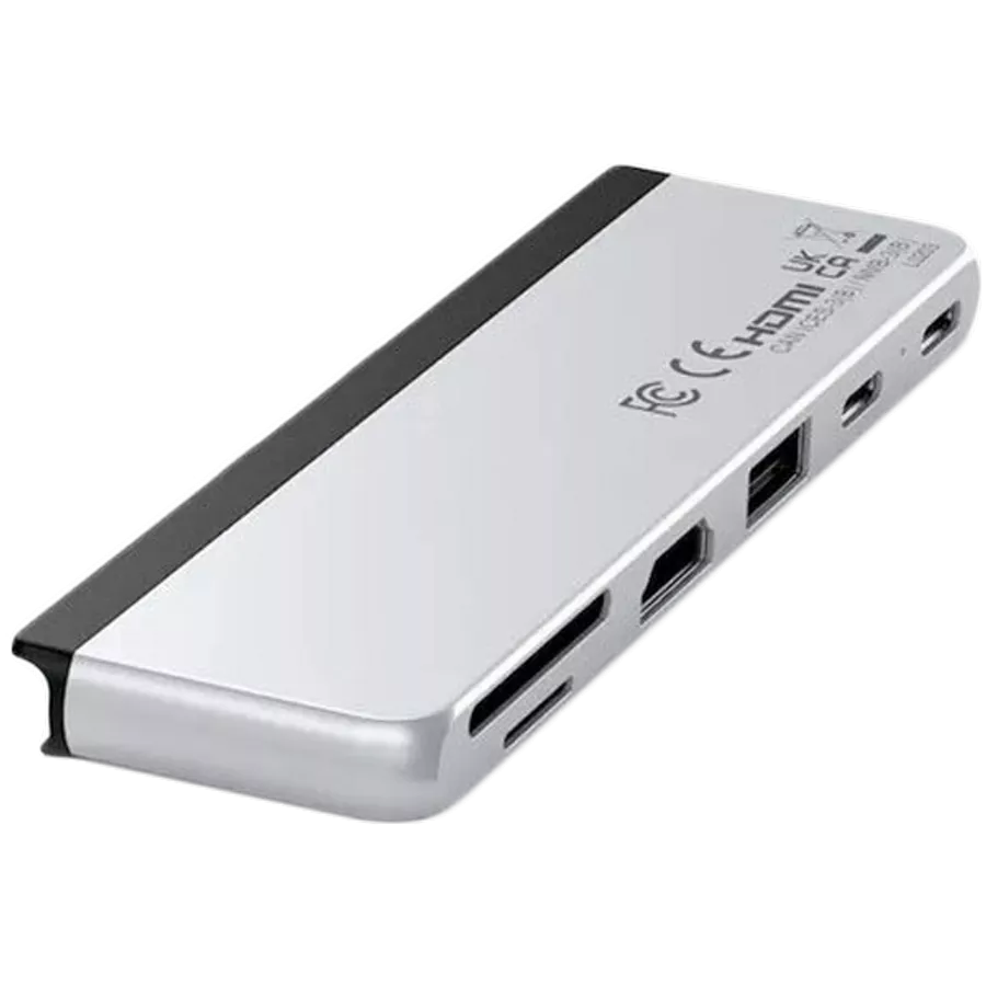Адаптер SATECHI USB-C, Серебристый — image №2