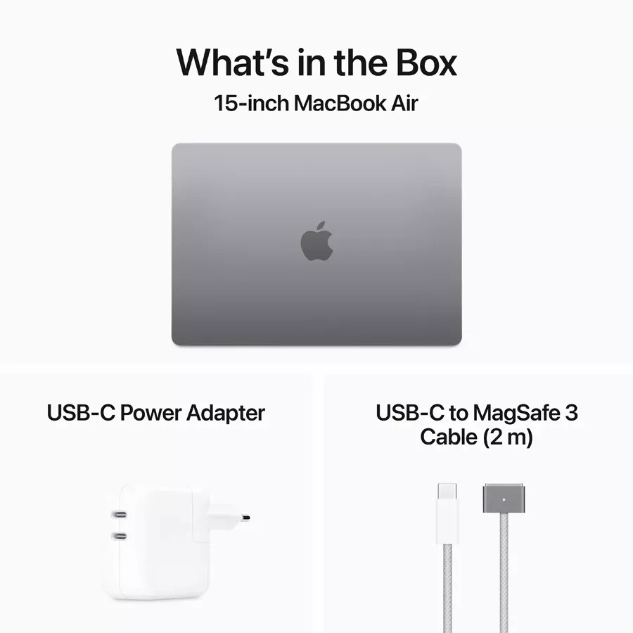 MacBook Air 15.3"  M3 (8C CPU/10C GPU), 16 GB, 512 GB, Space Gray — Image №9