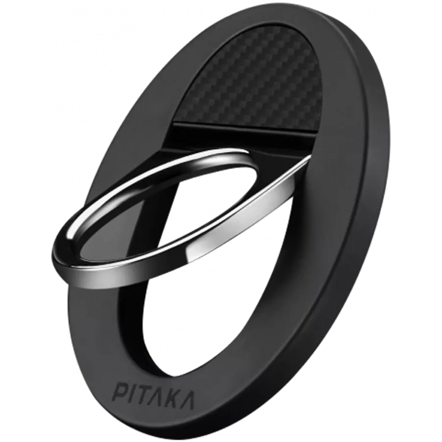 Suport magnetic PITAKA MagEZ Grip 2 Twill 600D, Black/Gray — image №2