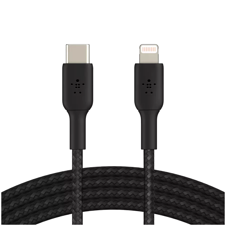 BELKIN USB-C to Lightning Cable, 2 m, Black — Image №1