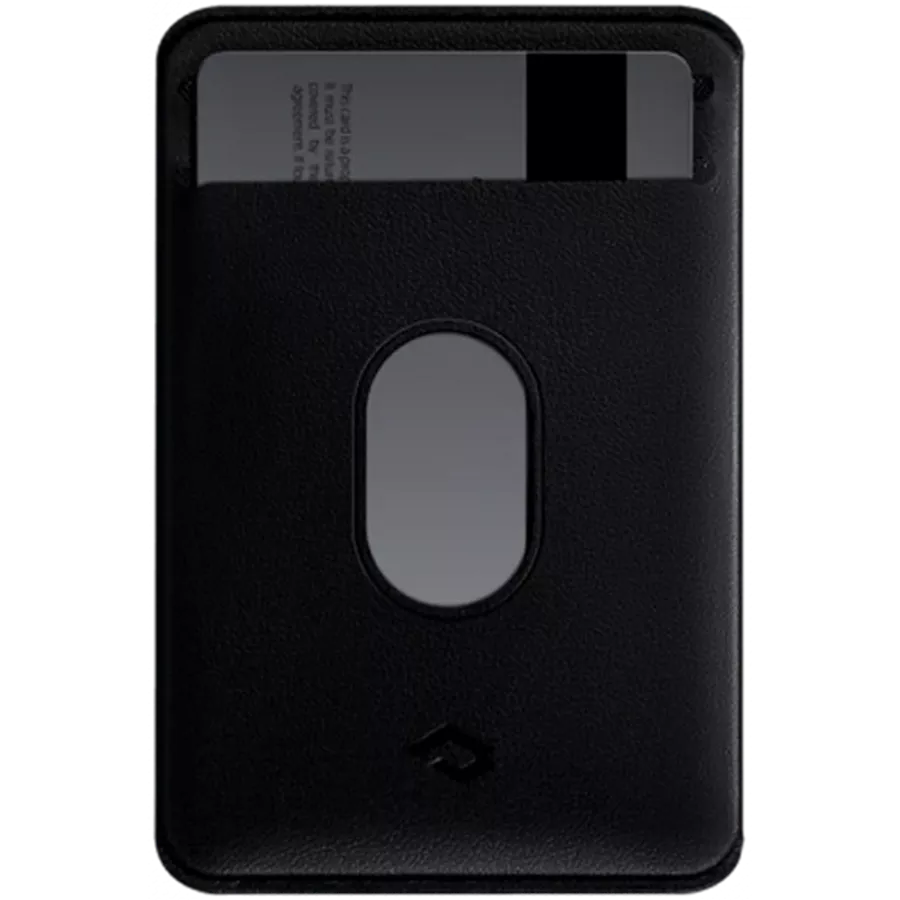 Wallet PITAKA MagEZ Card Sleeve 3 with MagSafe Black for iPhone — Image №1