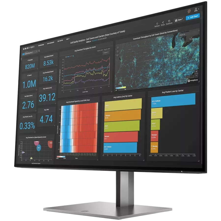 HP INC Z27q G3 Monitor LED (27", 2560x1440, IPS) Μαύρος — Εικών №2