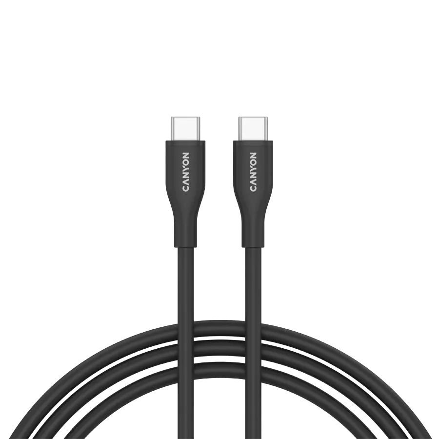 CANYON USB-C Cable, 1 m, Black — Image №1