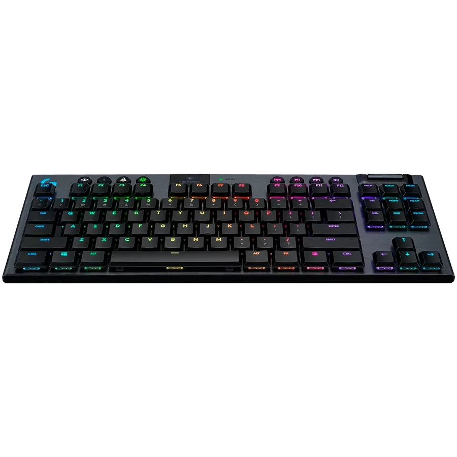 Πληκτρολόγιο LOGITECH G915, Ασύρματο, Carbon, Διεθνή Αγγλικά (Γραμμικός διακόπτης) — Εικών №4
