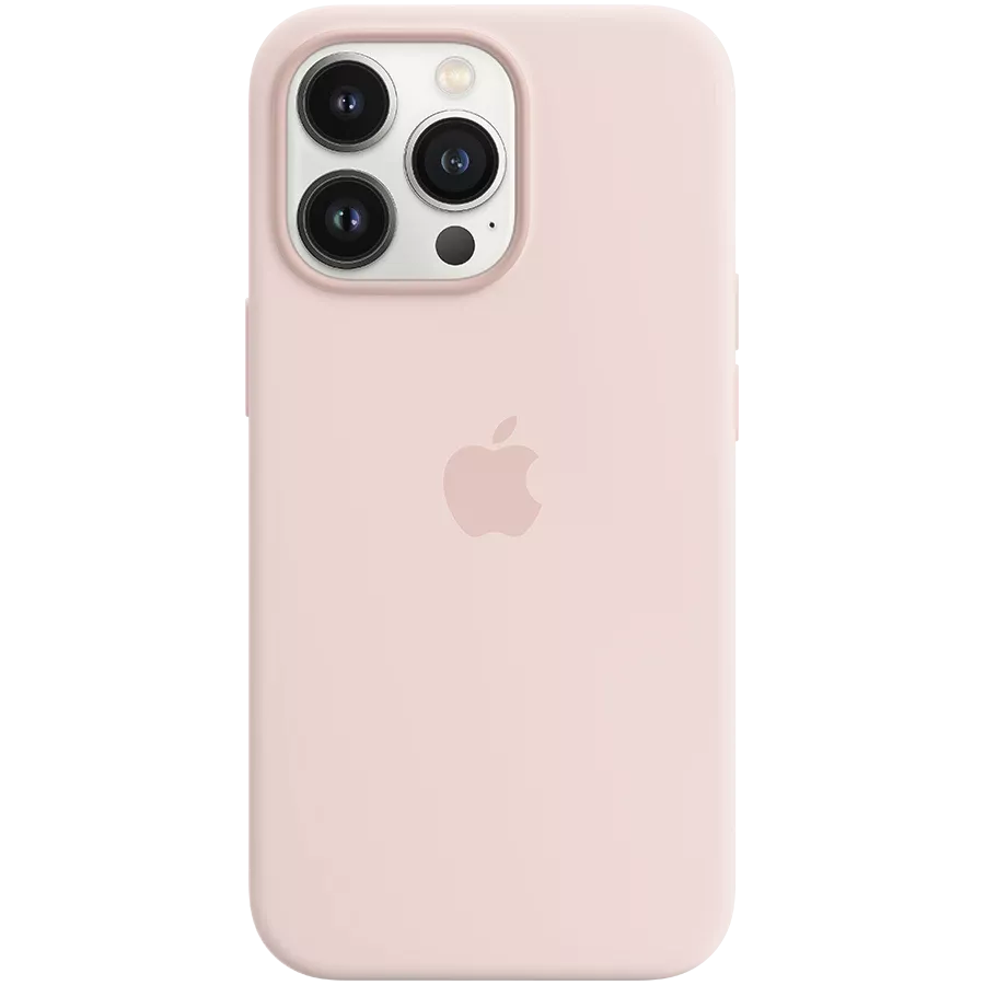 Чехол APPLE силиконовый с MagSafe Chalk Pink для iPhone 13 Pro — Изображение №1