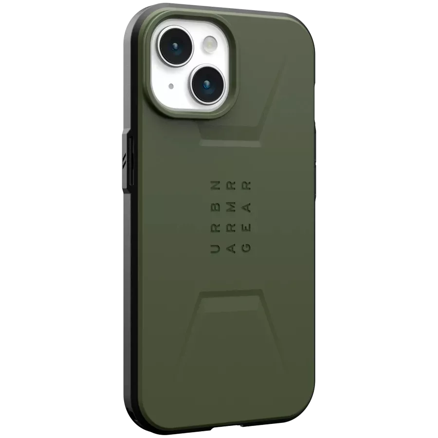 Husă UAG Civilian cu MagSafe pentru iPhone 15, Olive — image №3