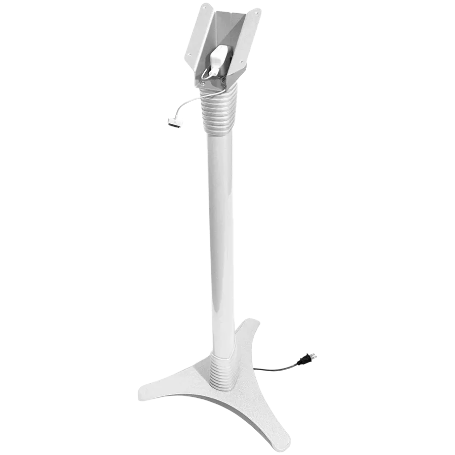 COMPULOCKS Height Adjustable Floor Stand, White — Image №1