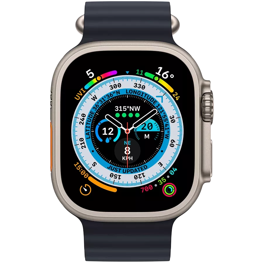 Band APPLE 49mm Ocean Band Ocean Band Midnight for Apple Watch 44/45/49 mm — Image №3