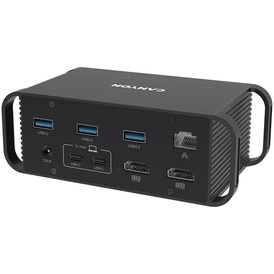 Мультипортова док-станція CANYON HDS-95ST USB-C 14в1 Black (CNS-HDS95ST) — Зображення №2