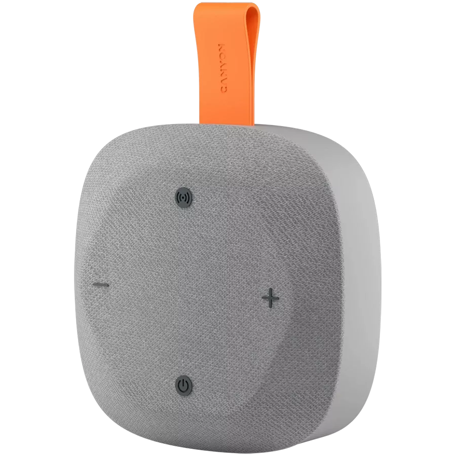CANYON CNE-CBTSP10 Portable Speaker, Gray/Orange — Image №1