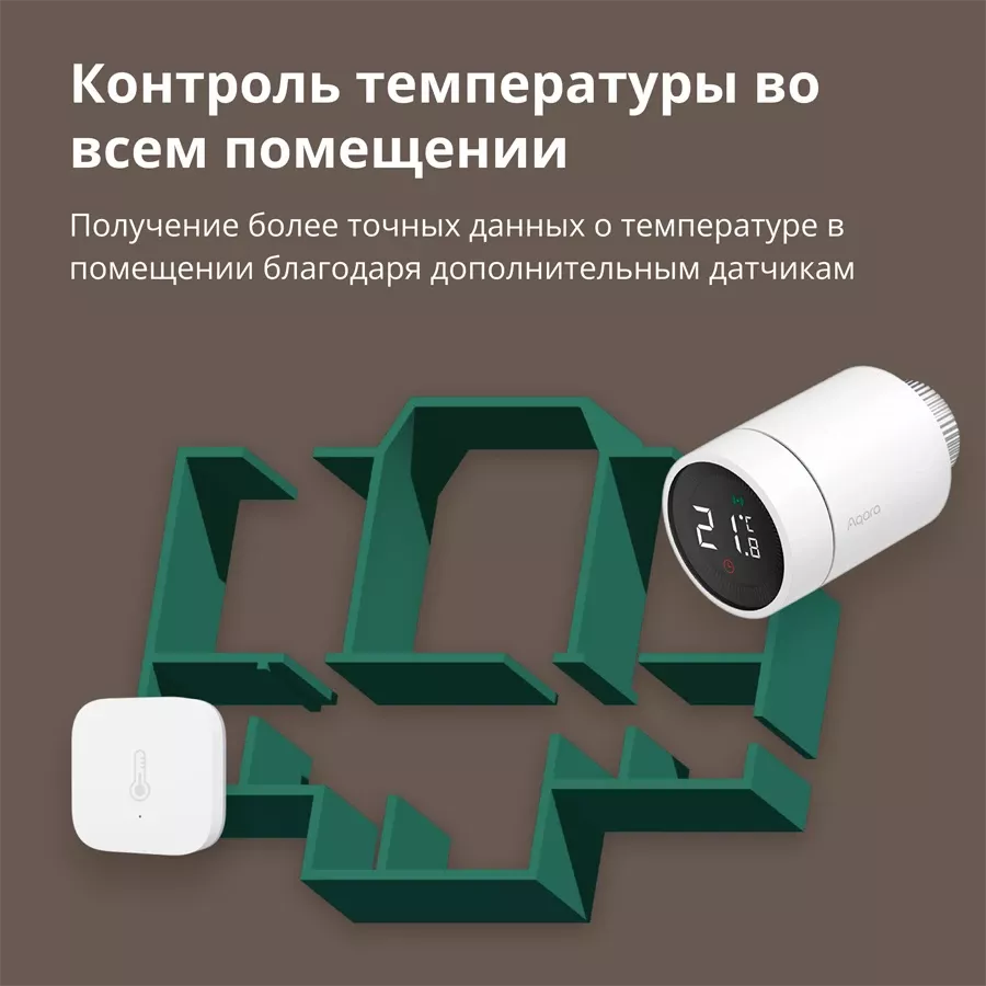 Smart Remote Control AQARA SRTS-A01 Radiator Thermostat E1 () — Изображение №5