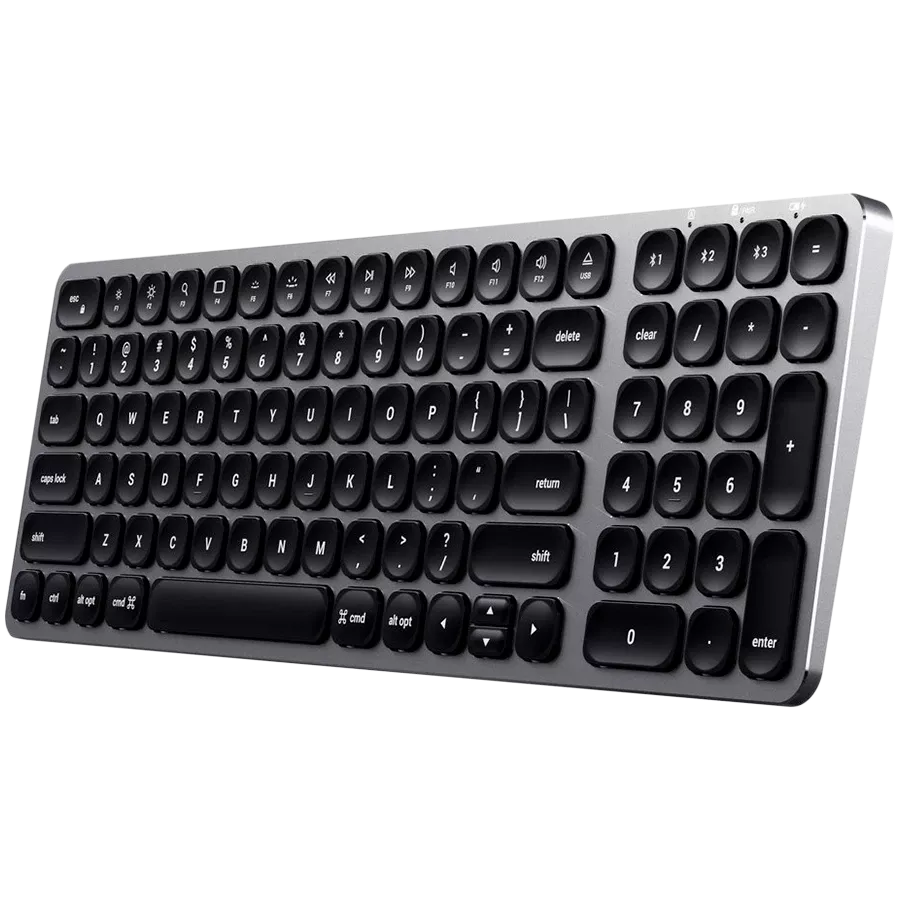 Keyboard SATECHI, Wireless, Space Gray (ST-ACBKM) — Image №3