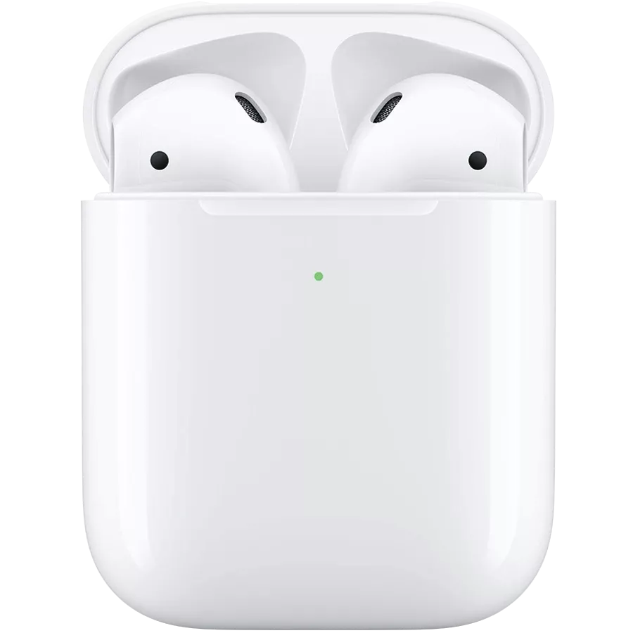 Refurbished Apple  AirPods 2-nd Generation with Ασύρματη φόρτιση, Λευκό, Grade B — Εικών №2