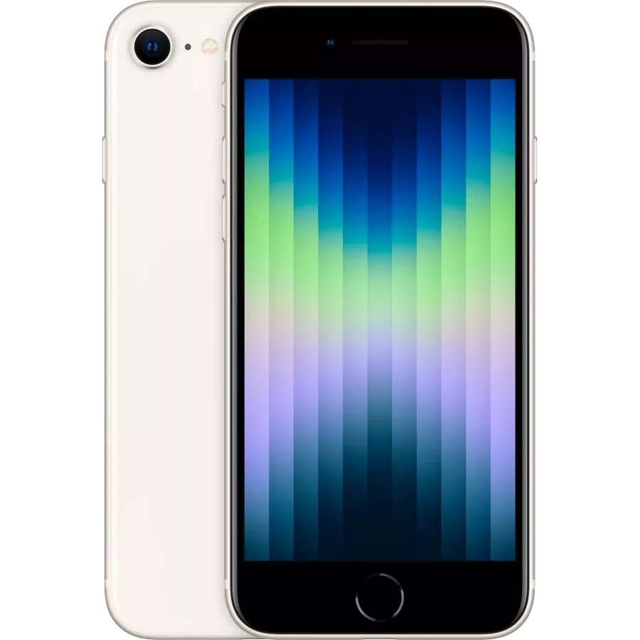 iPhone SE Gen.3, 128 ГБ, Сияющая звезда купить: цена MMXK3RM/A, рассрочка -  iSpace