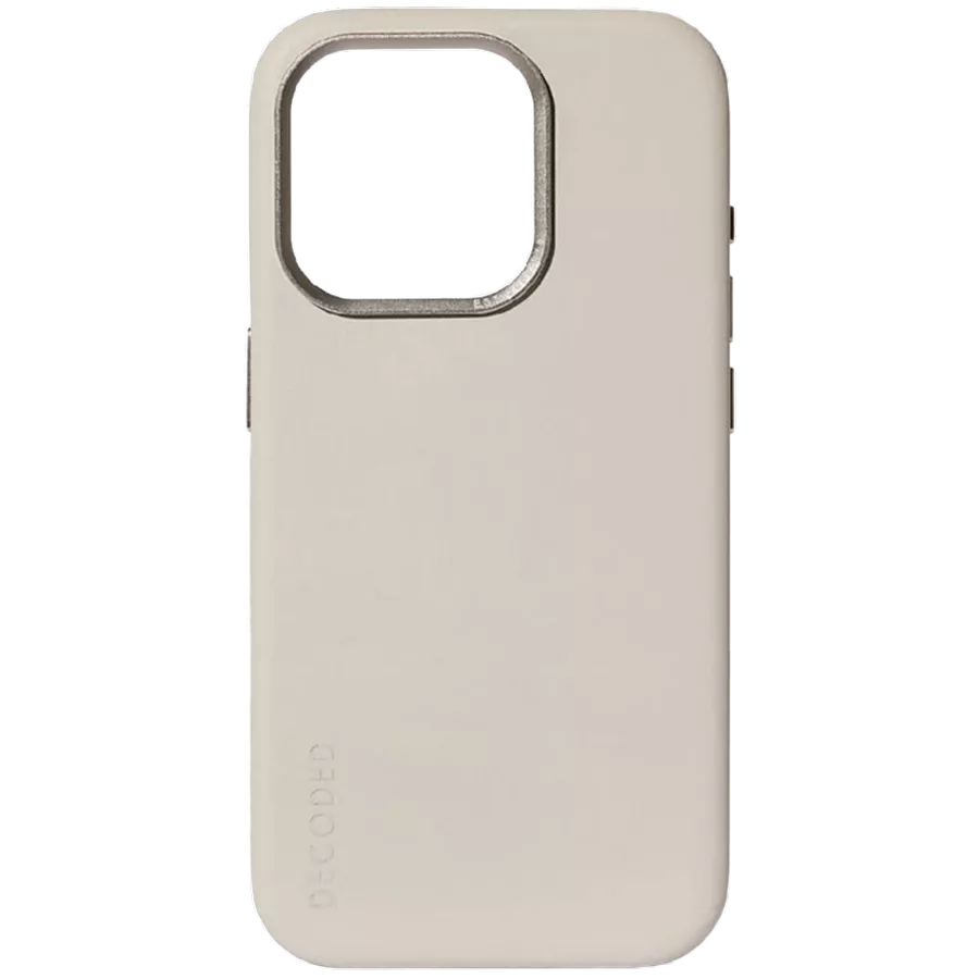 DECODED Case LEATHER CASE MAGSAFE with MagSafe, Clay for iPhone 15 Plus — Image №1