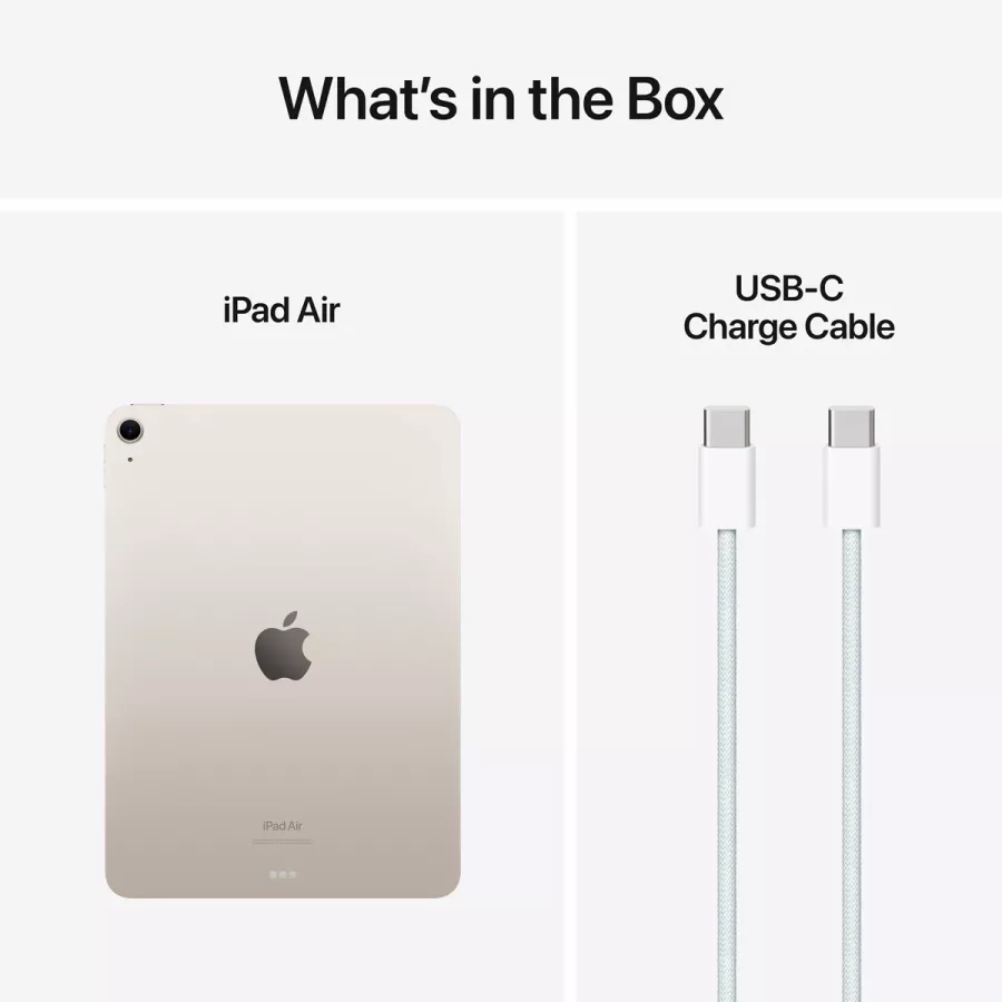 iPad Air 11 M2, 512 GB Wi-Fi 2024, Starlight — Image №9