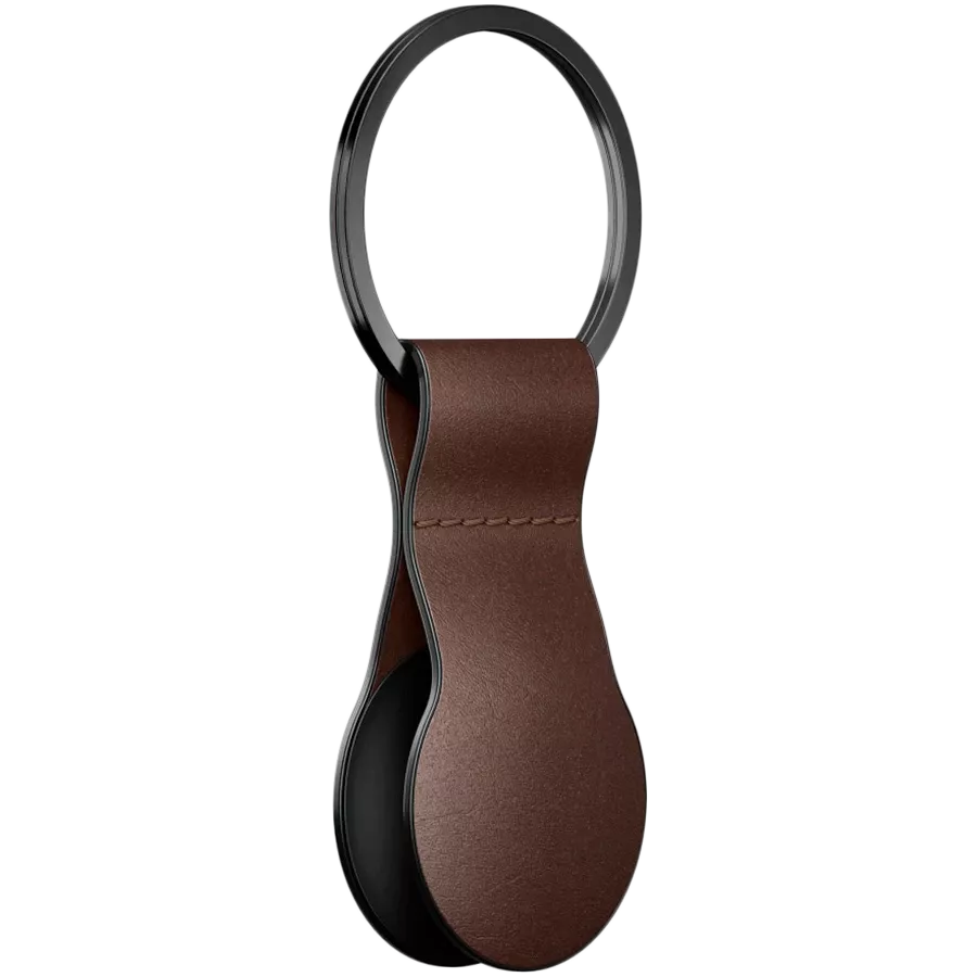 NOMAD Case Leather Loop, Brown for AirTag — Image №3