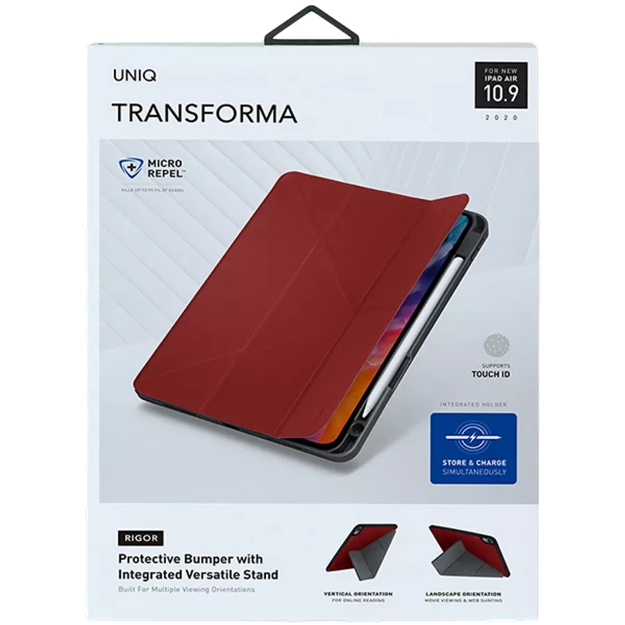 Husă UNIQ pentru iPad Air (Gen. 4), Red — image №4