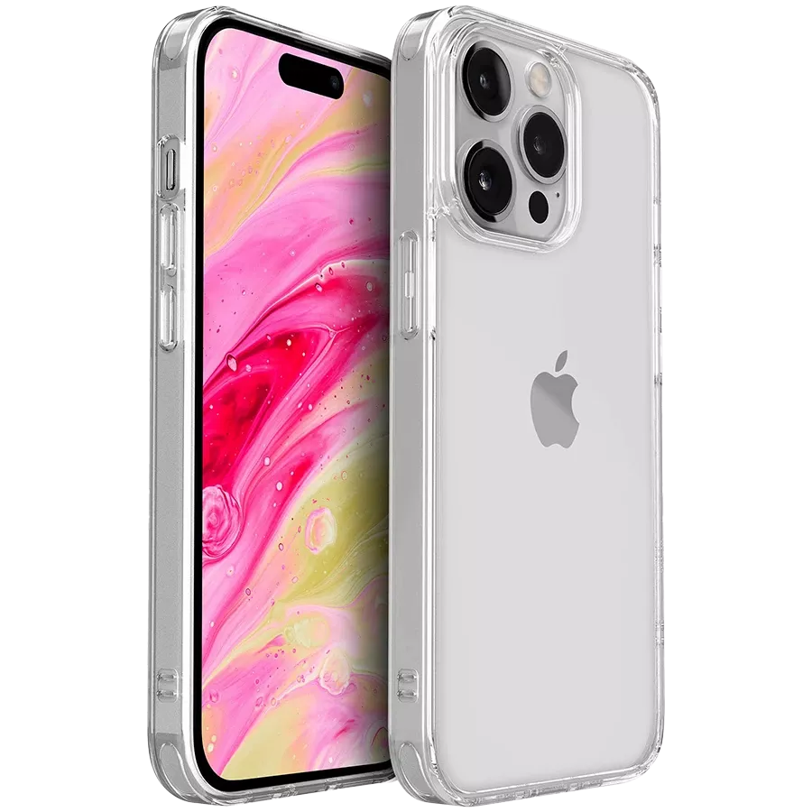Чохол LAUT Crystal-X  Чорний/прозорий для iPhone 14 Pro — Зображення №1