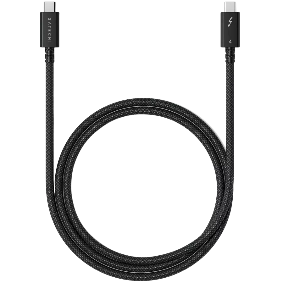 SATECHI Thunderbolt 4 Pro Cable, 1 μετρητής, Μαύρος — Εικών №1