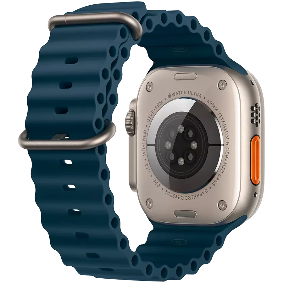 Apple Watch Ultra Series 2 GPS + Cellular, 49mm, Natural, Blue Ocean Band — Image №3