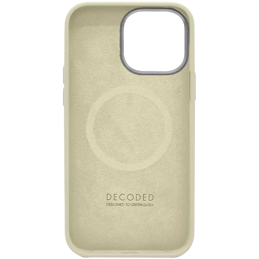 DECODED Θήκη ANTIMICROBIAL SILICONE CASE με MagSafe, Μπεζ for iPhone 14 Pro Max — Εικών №2