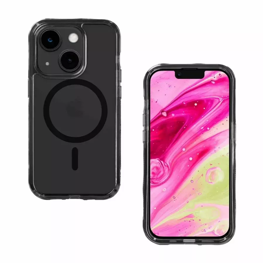 Чохол LAUT CRYSTAL MATTER X with MagSafe Чорний/прозорий для iPhone 14 Plus — Зображення №2