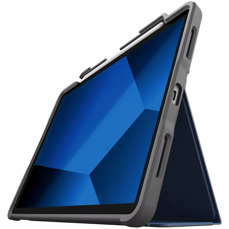 Обложка Smart Cover STM DUX RUGGED PLUS  Темно-синяя для iPad Pro 11 дюймов (3-го поколения) — Изображение №2