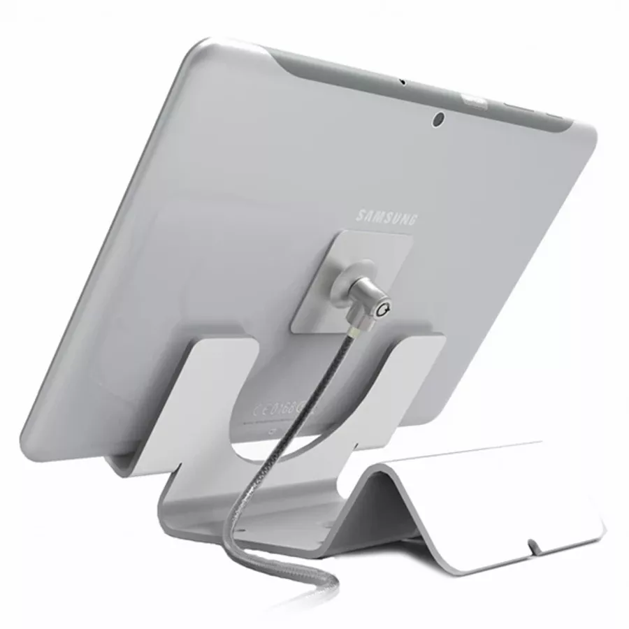 COMPULOCKS Universal Holder for Tablet with Key Cable Lock, White — Image №2