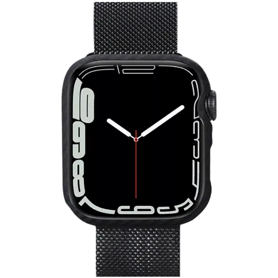 Захисний чохол PITAKA Air Case  Чорний/Сірий для Apple Watch (8 Gen.)/Apple Watch (7 Gen.) — Зображення №1