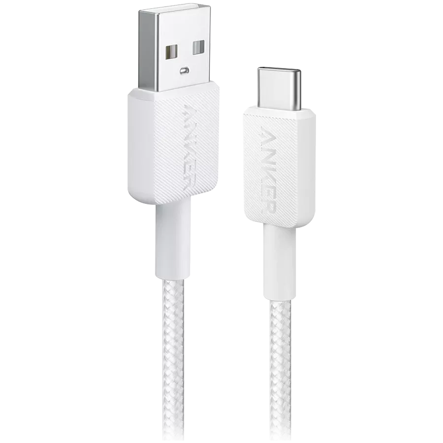ANKER Καλώδιο USB-A to USB-C, 0.9 μετρητής, Λευκό — Εικών №1