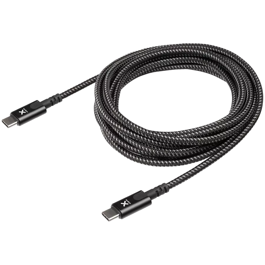 XTORM Καλώδιο USB-C, 2 μετρητής, Μαύρος — Εικών №2