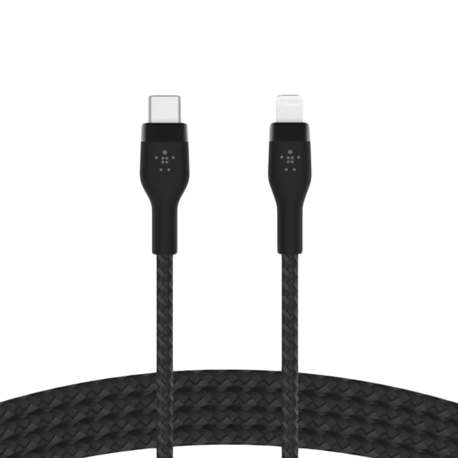 Кабель-переходник с USB-C на Lightning BELKIN, 1 м, Чёрный — Image №3