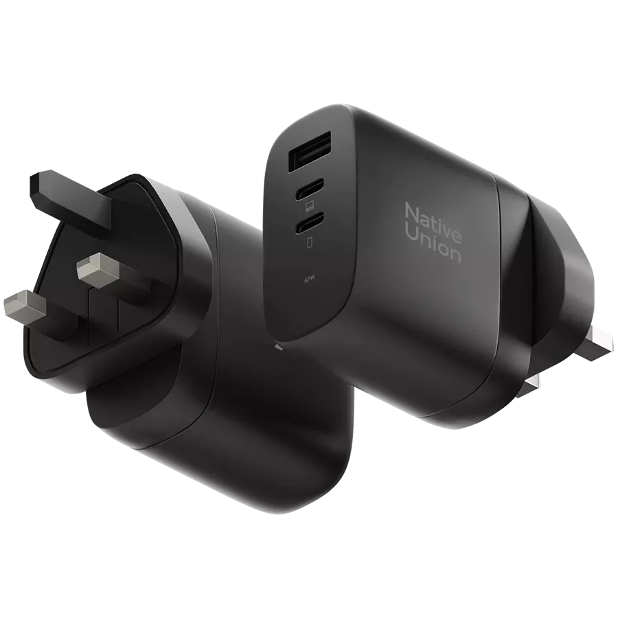Adaptor de alimentare NATIVE UNION USB-A, USB-C, 67 W, Black — image №4
