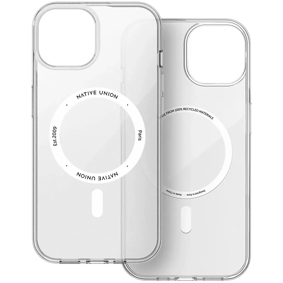 NATIVE UNION Case (Re)Clear Case with MagSafe, Clear for iPhone 15 Pro Max — Image №1