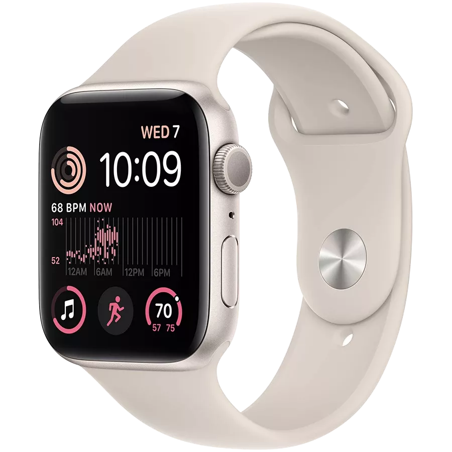 Apple Watch SE GPS Gen.2, 44мм, Сияющая звезда — Изображение №1