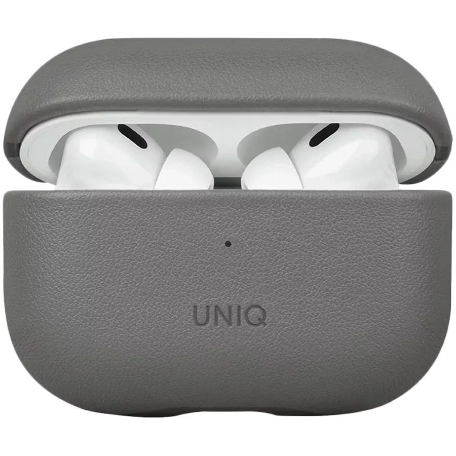 Case UNIQ Lyden DS Leatherette  Rhino Grey/Black for AirPods Pro (Gen2) — Image №1