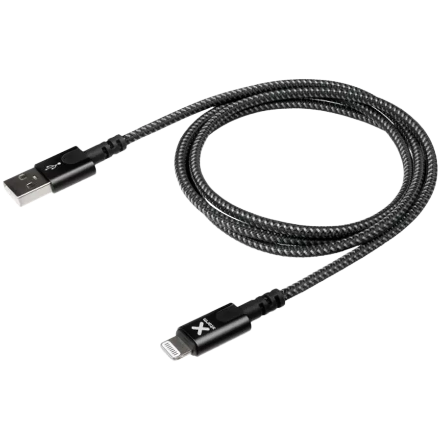 XTORM Καλώδιο USB σε Lightning, 1 μετρητής, Νουάρ — Εικών №2
