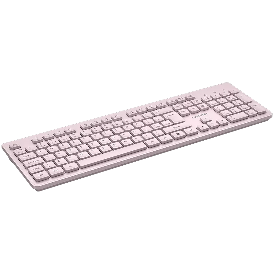 CANYON HKB-W01 Πληκτρολόγιο, Ασύρματο, Μπεζ — Εικών №5