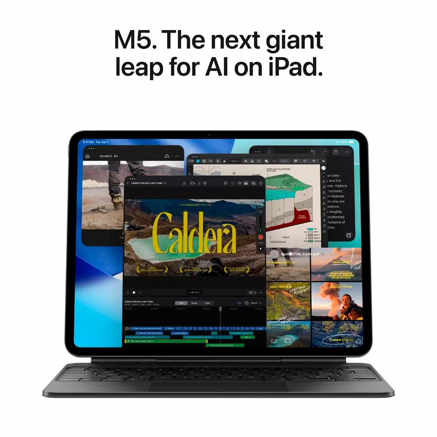 Apple iPad Pro 11 (M5), 512 GB, Wi-Fi+4G, Standard glass, 2025, Silver — Image №4