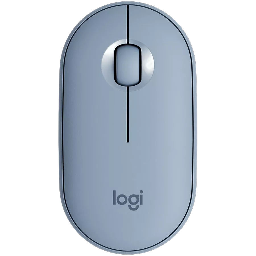 LOGITECH M350 Ποντίκι, Ασύρματο, Μπλε Γκρι — Εικών №1