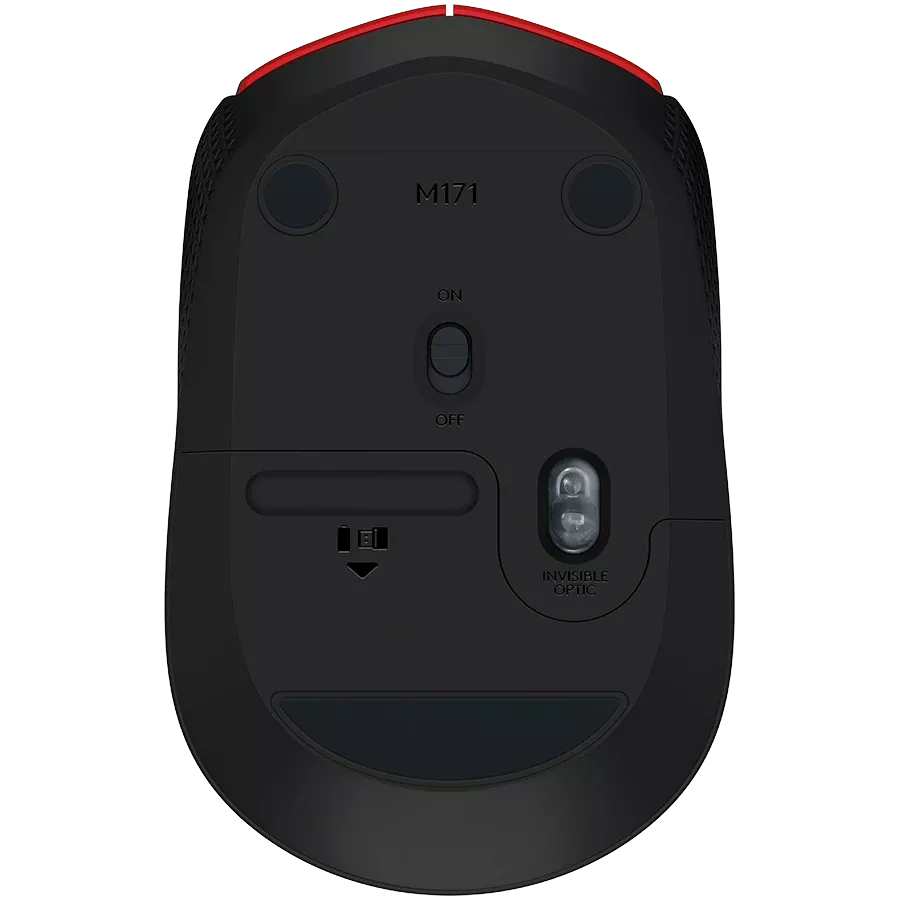 Миша LOGITECH M171 Wireless Red (L910-004641) — Зображення №4