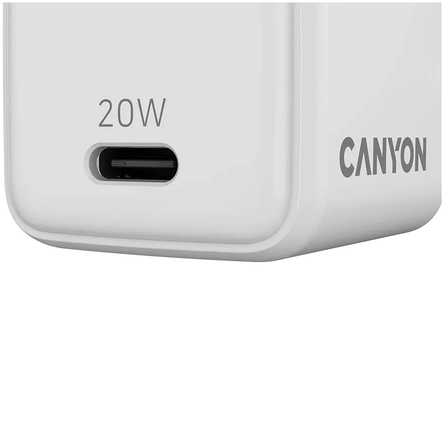 CANYON CU20C Power Adapter USB-C, 20 W, White — Image №5