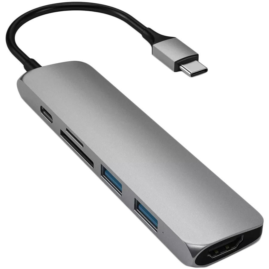 SATECHI  ST-SCMA2  Multiport Adapter  Space Gray — Image №1