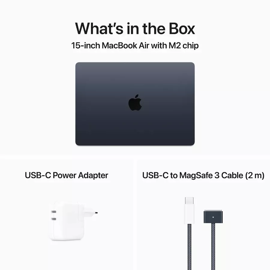 MacBook Air 15.3"  M2 (8C CPU/10C GPU), 8 GB, 256 GB, Midnight — Image №11