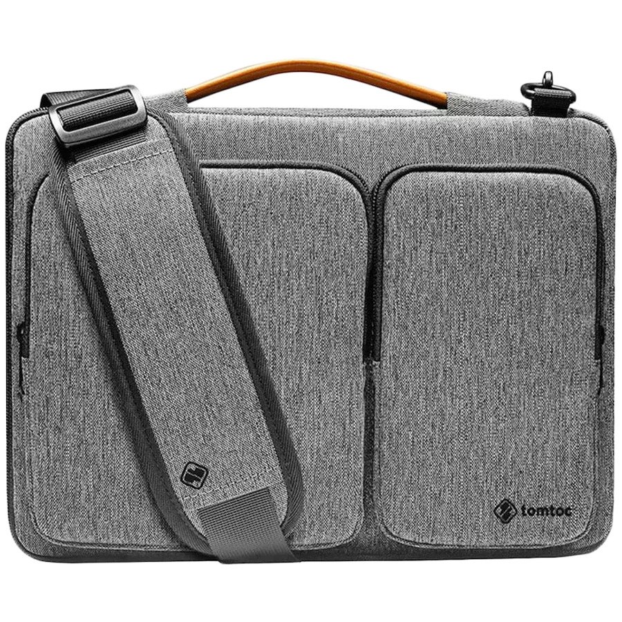 TOMTOC Bag Defender-A42 Laptop Shoulder Bag  Gray for MacBook Air 13/MacBook Pro 13 — Image №1