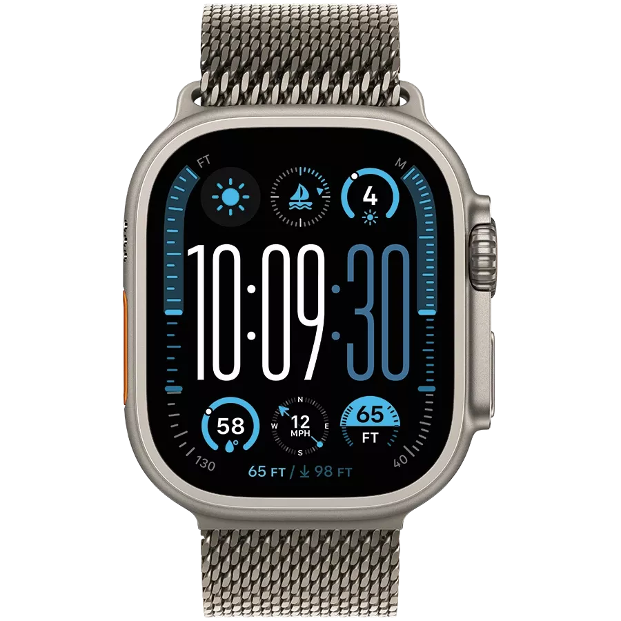 Apple 49mm Milanese Loop Band Milanese Loop Natural Titanium for Apple Watch 44/45/46/49 mm — Image №2