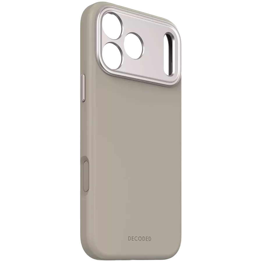 DECODED Чехол Antimicrobial Silicone MagSafe with MagSafe, Soft Taupe для iPhone 17 Pro Max — Изображение №3