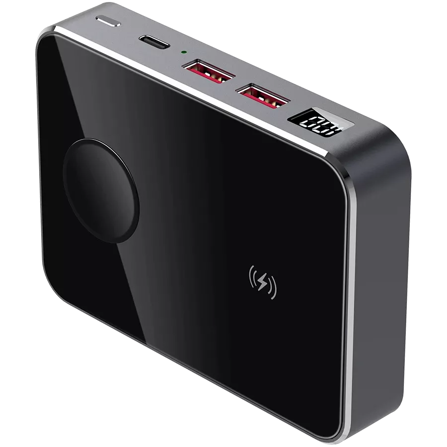 PRESTIGIO Graphene PD Watch Power Bank, 10000 mAh, Ασημί — Εικών №6